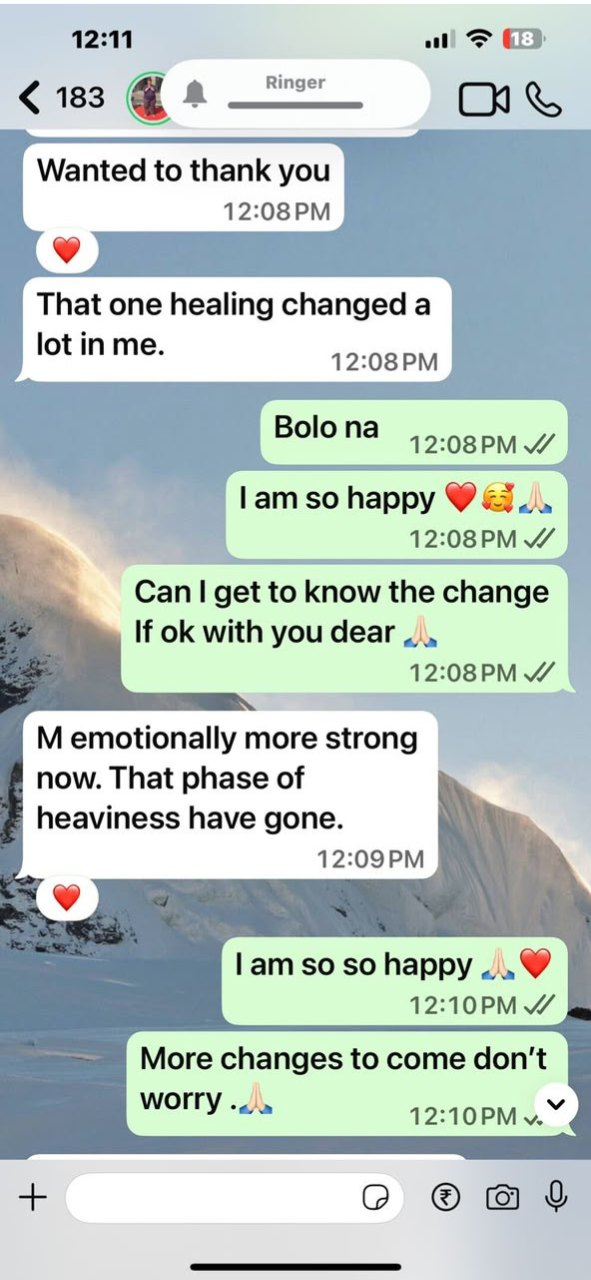 Student testimonial message